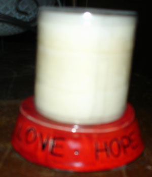 ** Message Candle Holder **